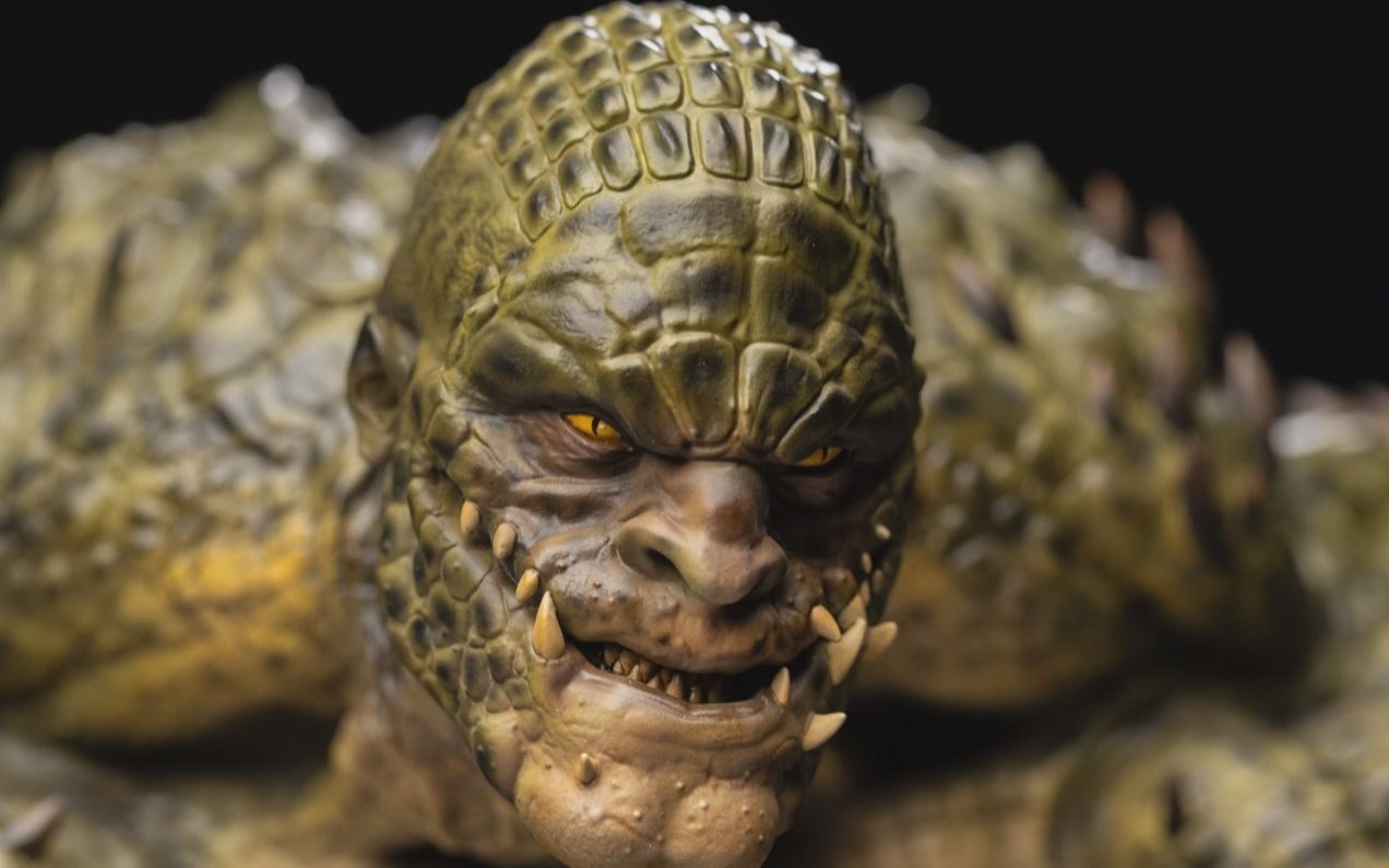 杀手鳄KILLER CROC IN THE SEWERS!!! Gigantic Custom Killer Croc Statue Review!哔哩哔哩bilibili