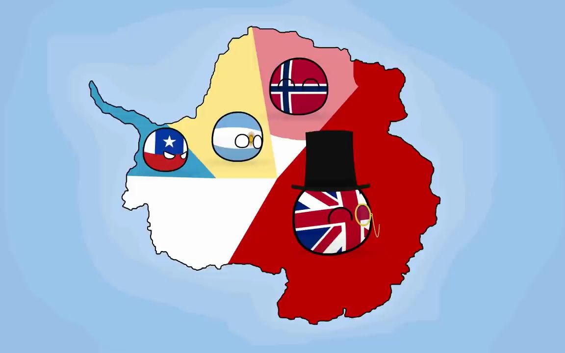 波兰球:所谓南极洲地图