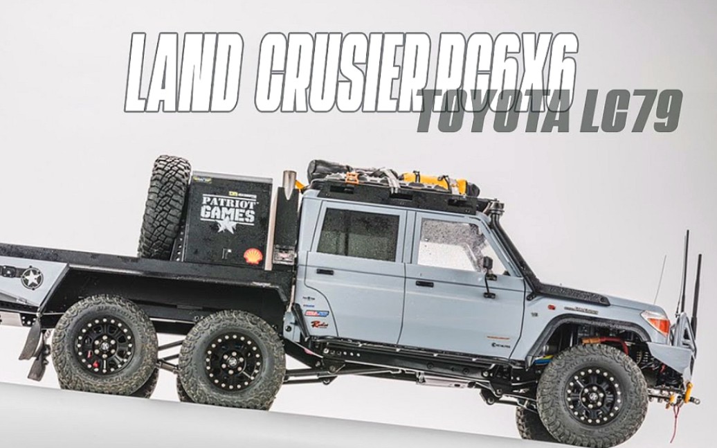 【户外越野】 改装定制版.丰田陆巡LAND CRUISER LC79 KiLERBODY RC6X6 车壳&底盘哔哩哔哩bilibili