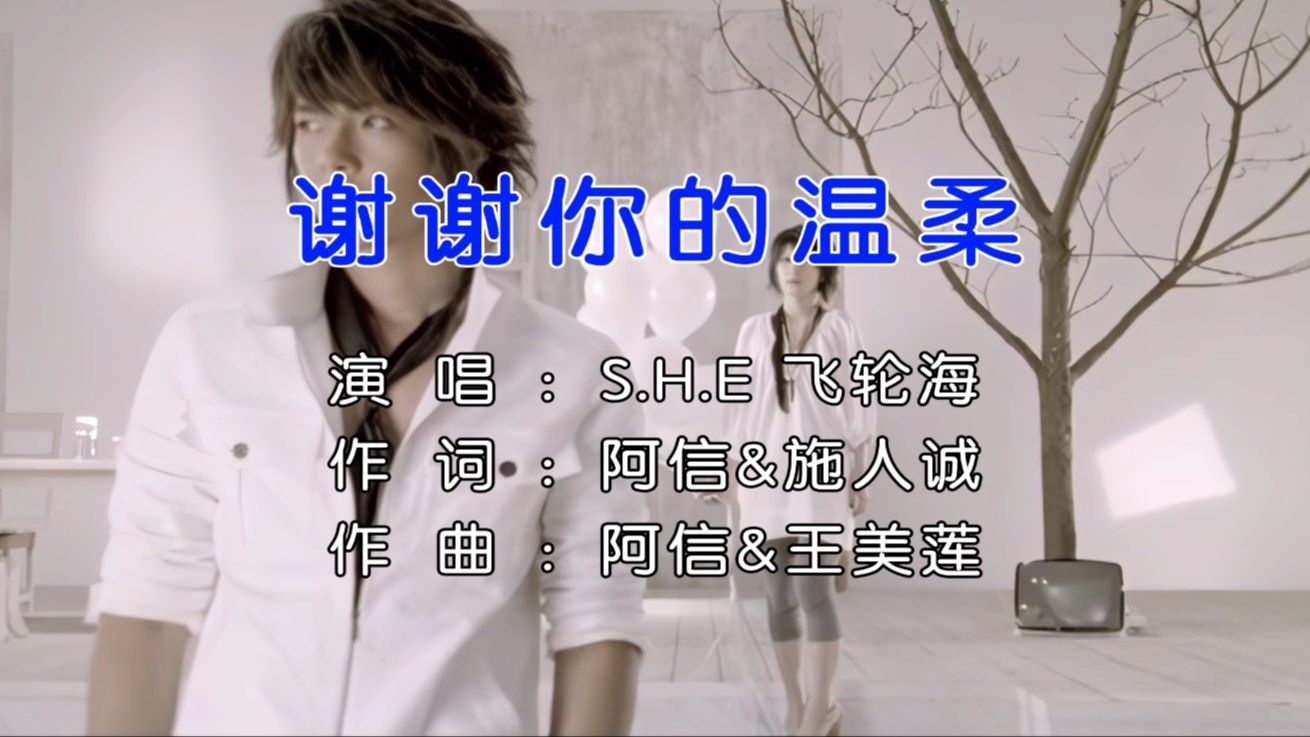 【4K高清】谢谢你的温柔S.H.E&飞轮海【HiRes无损音质】哔哩哔哩bilibili