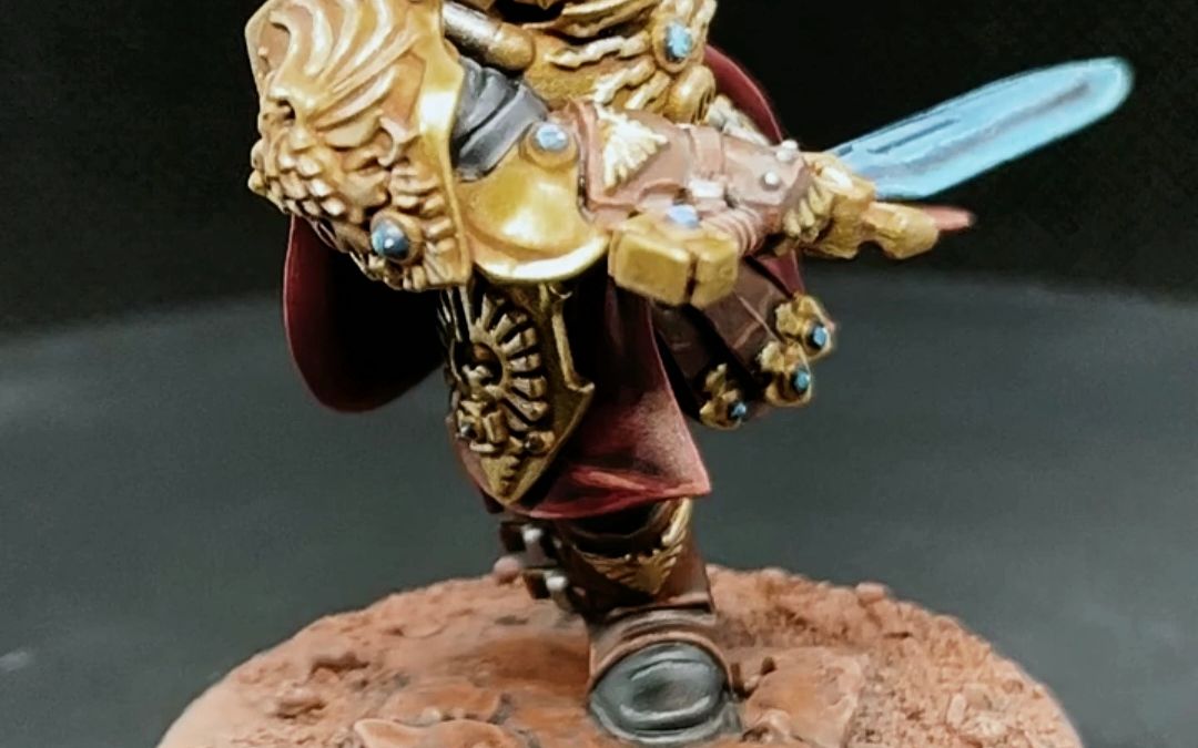 历经半个月我终于涂装完成了 战锤40k 禁军常胜军 adeptus custodes