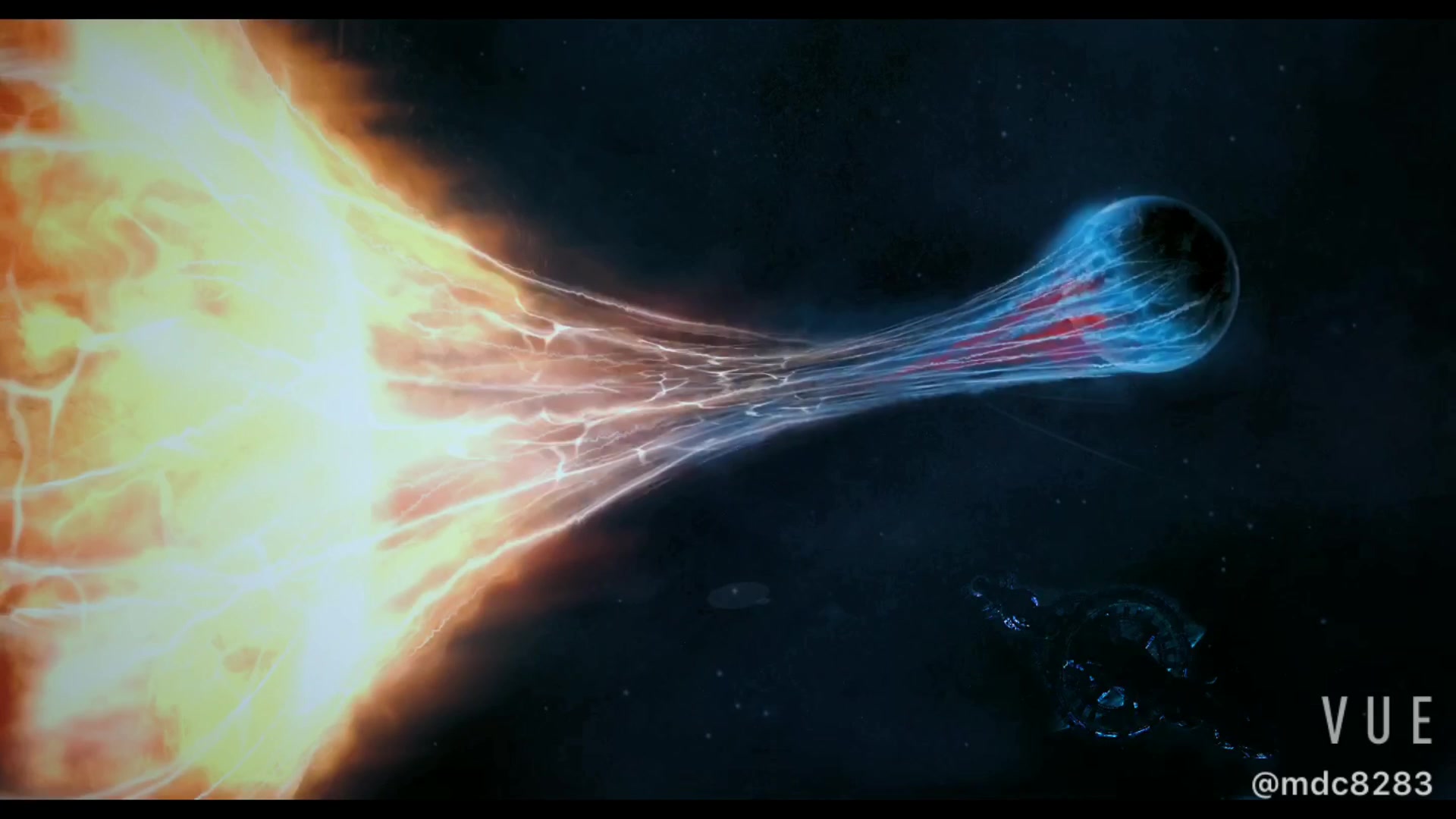 板绘流浪地球海报教程