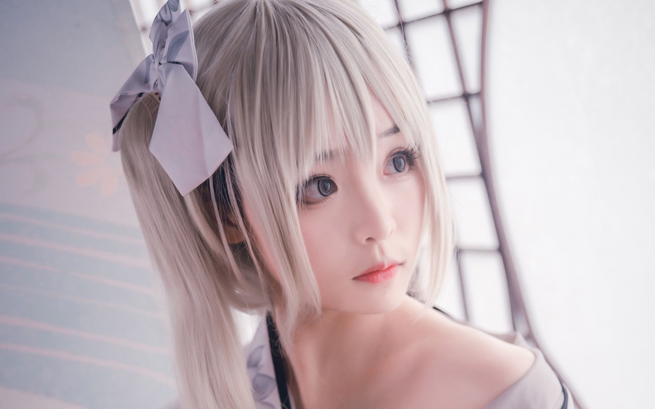 【啾咕啾蓝缡】Cosplay浴衣穹妹哔哩哔哩bilibili