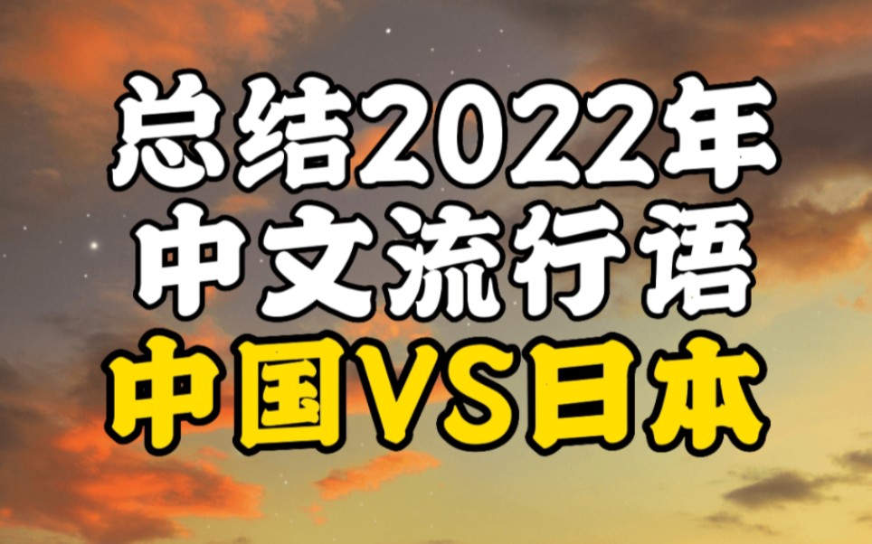 2022年中文流行语总结哔哩哔哩bilibili