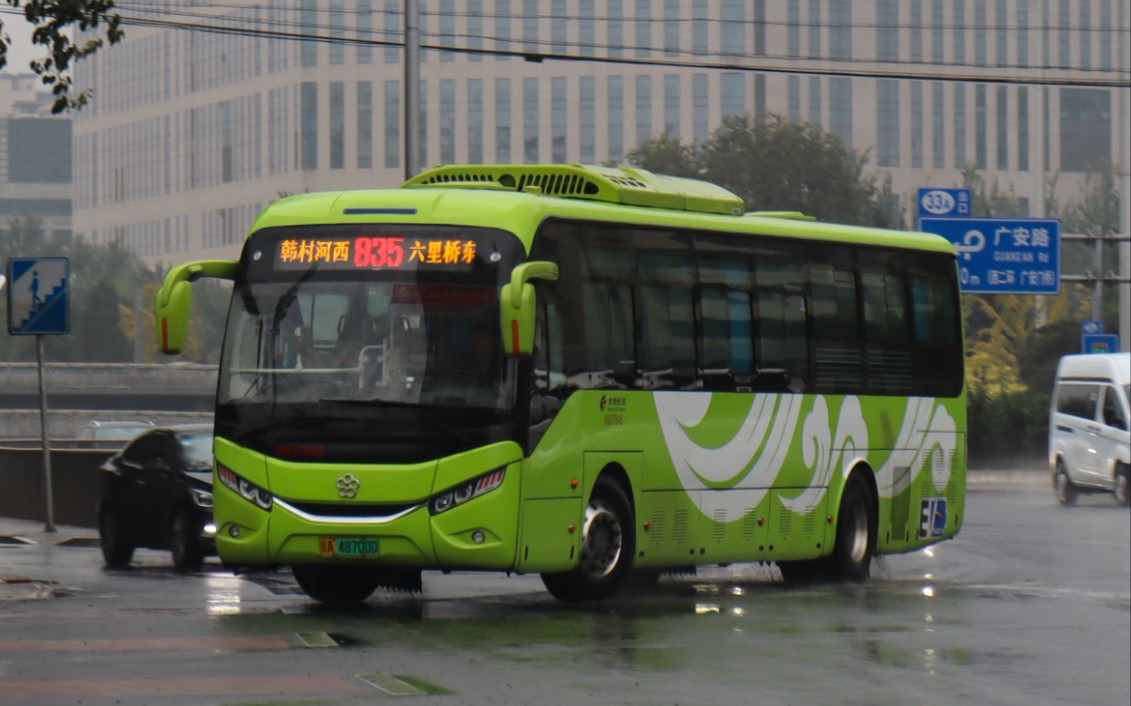 北京公交835路(韩村河西-六里桥东)6637845车全程pov