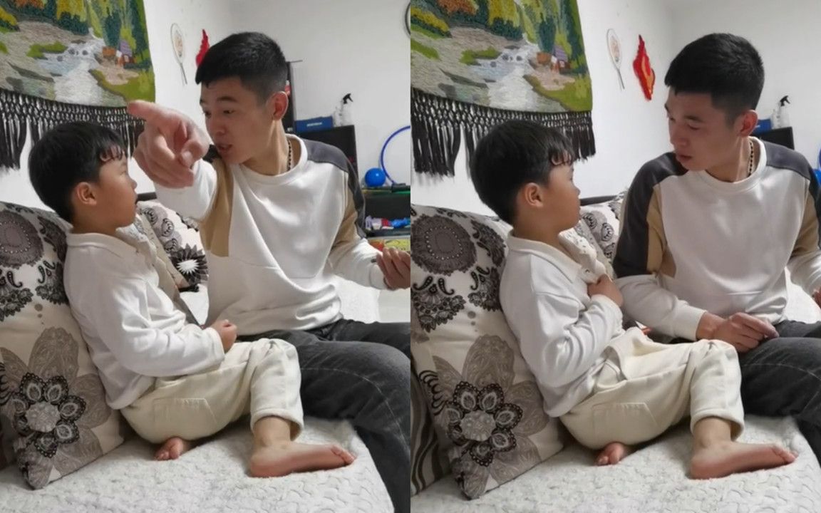 [图]妈妈不常穿裙子被儿子说不漂亮，爸爸听到后严肃教育，一番话惹怒赞！