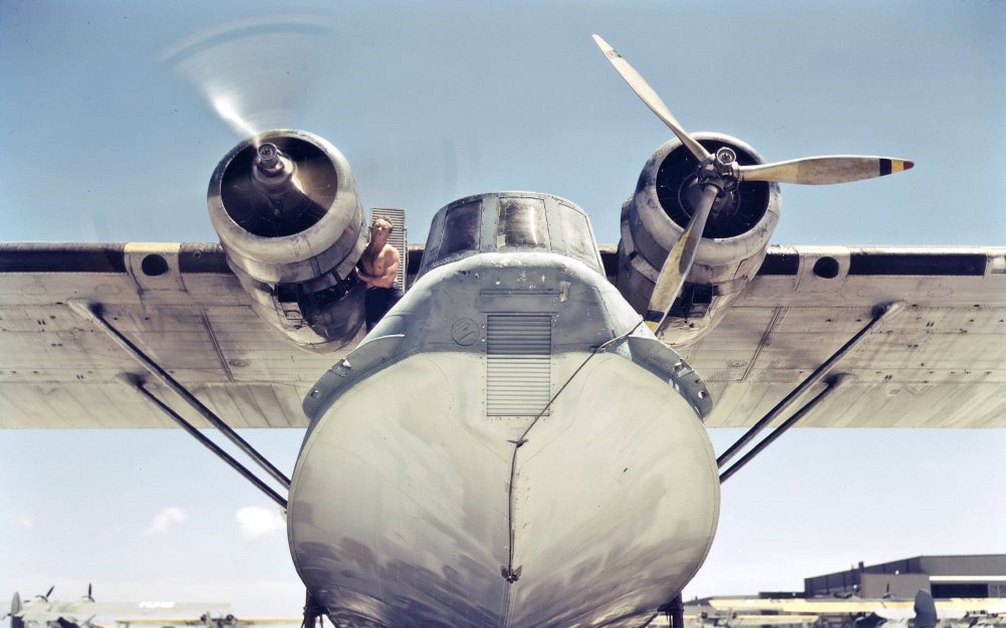 【讲堂595期】详解二战pby卡特琳娜水上飞机,船型机身,能在海平面上