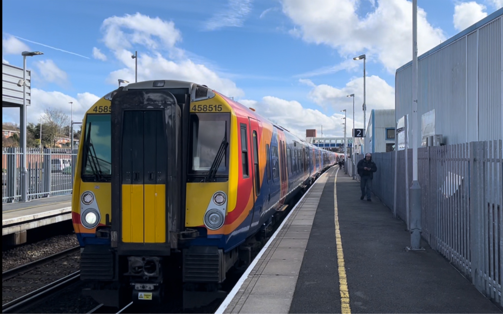 英国south western铁路wokingham至reading全程第一视角pov