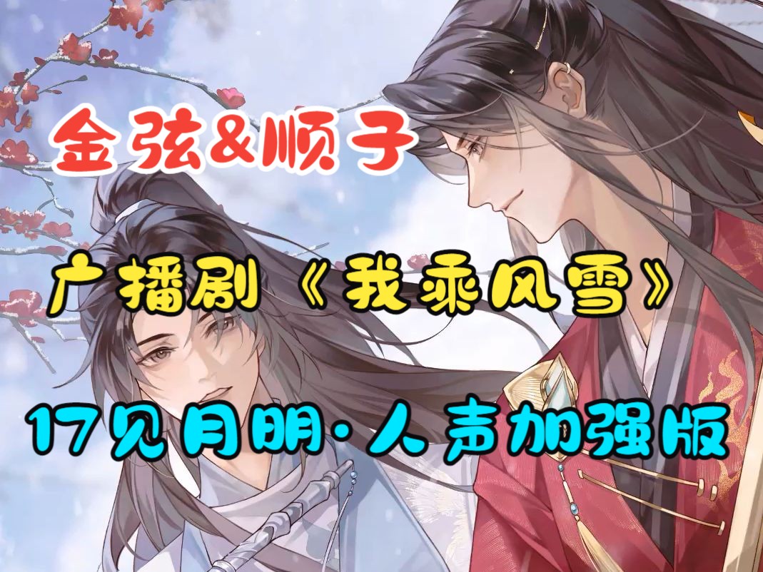 【金弦&顺子】广播剧《我乘风雪》17见月明【人声加强版】拨云见日,云开月明(裴长淮:金弦 赵昀:顺子)哔哩哔哩bilibili