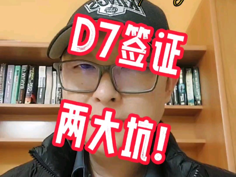 D7签证的两大坑.哔哩哔哩bilibili