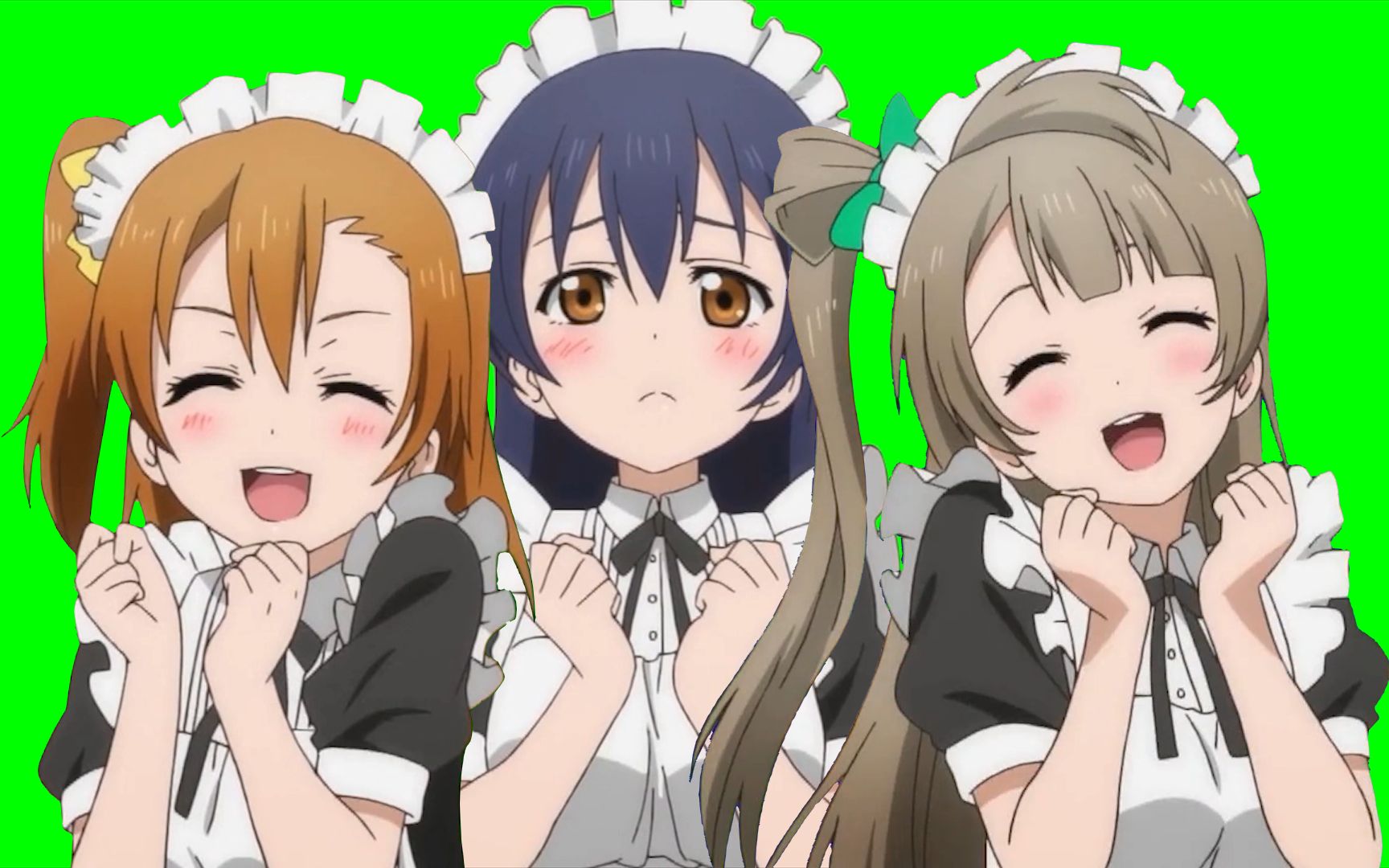 女仆装南小鸟/高坂穗乃果/园田海未/矢泽妮可bb/gb