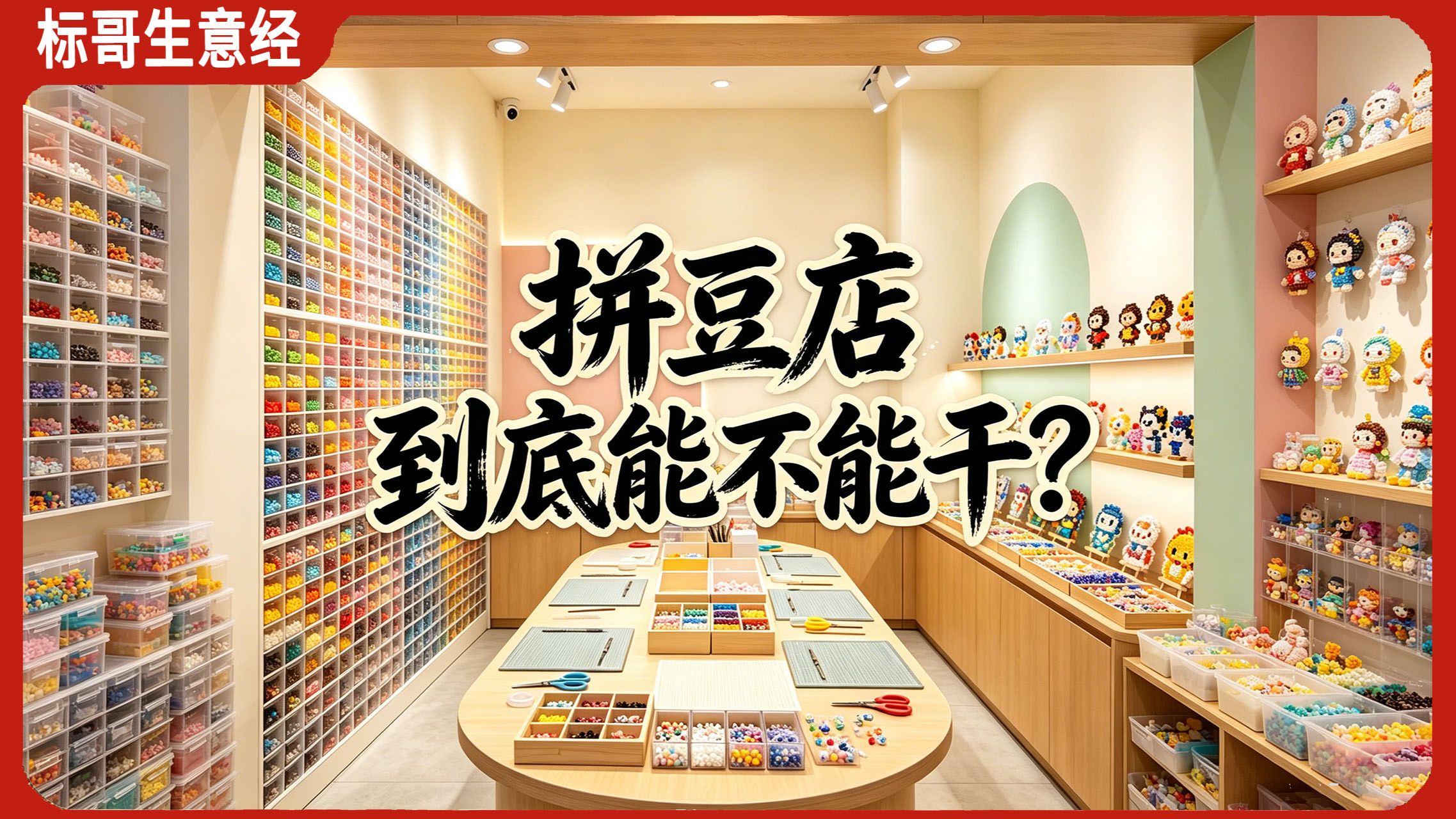 136期：拼豆店到底能不能干？