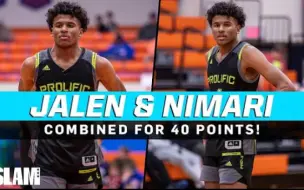 Download Video: 天才高中生 Jalen Green & Nimari Burnett联手拿下40分！