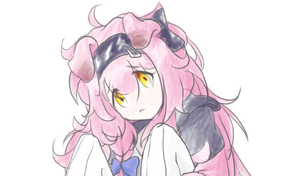 画一只长头发的小苏茜