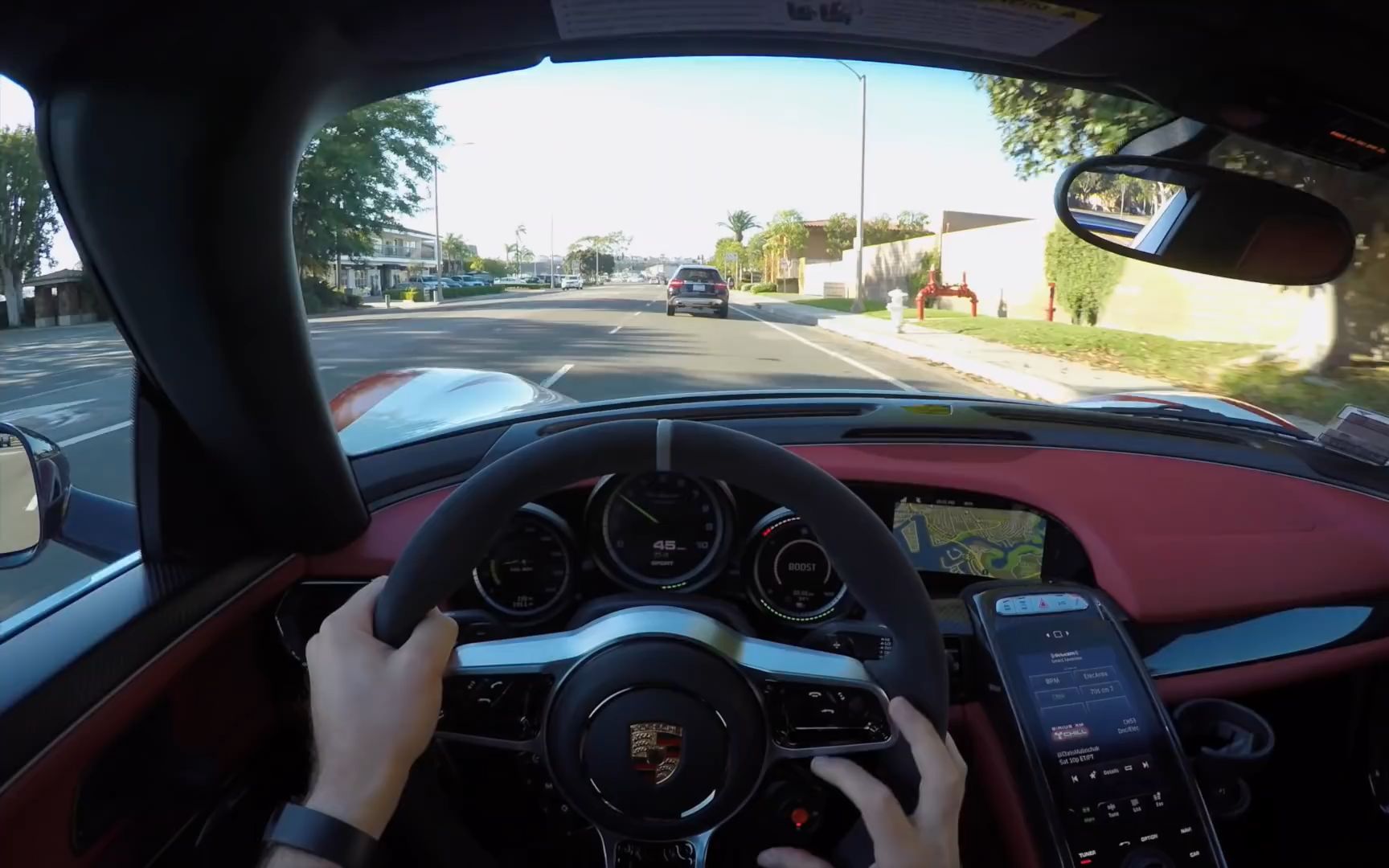 不是游戏!真人试驾保时捷porsche 918 spyder版本第一视角