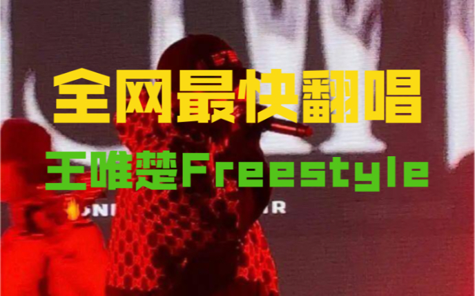 [图]全站第一！王唯楚freestyle翻唱