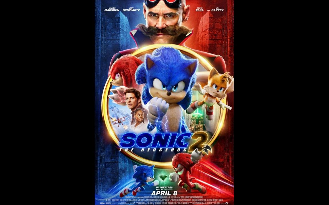 《SONIC THE HEDGEHOG 2》TRAILERS  《刺猬索尼克 2》预告片集 2022