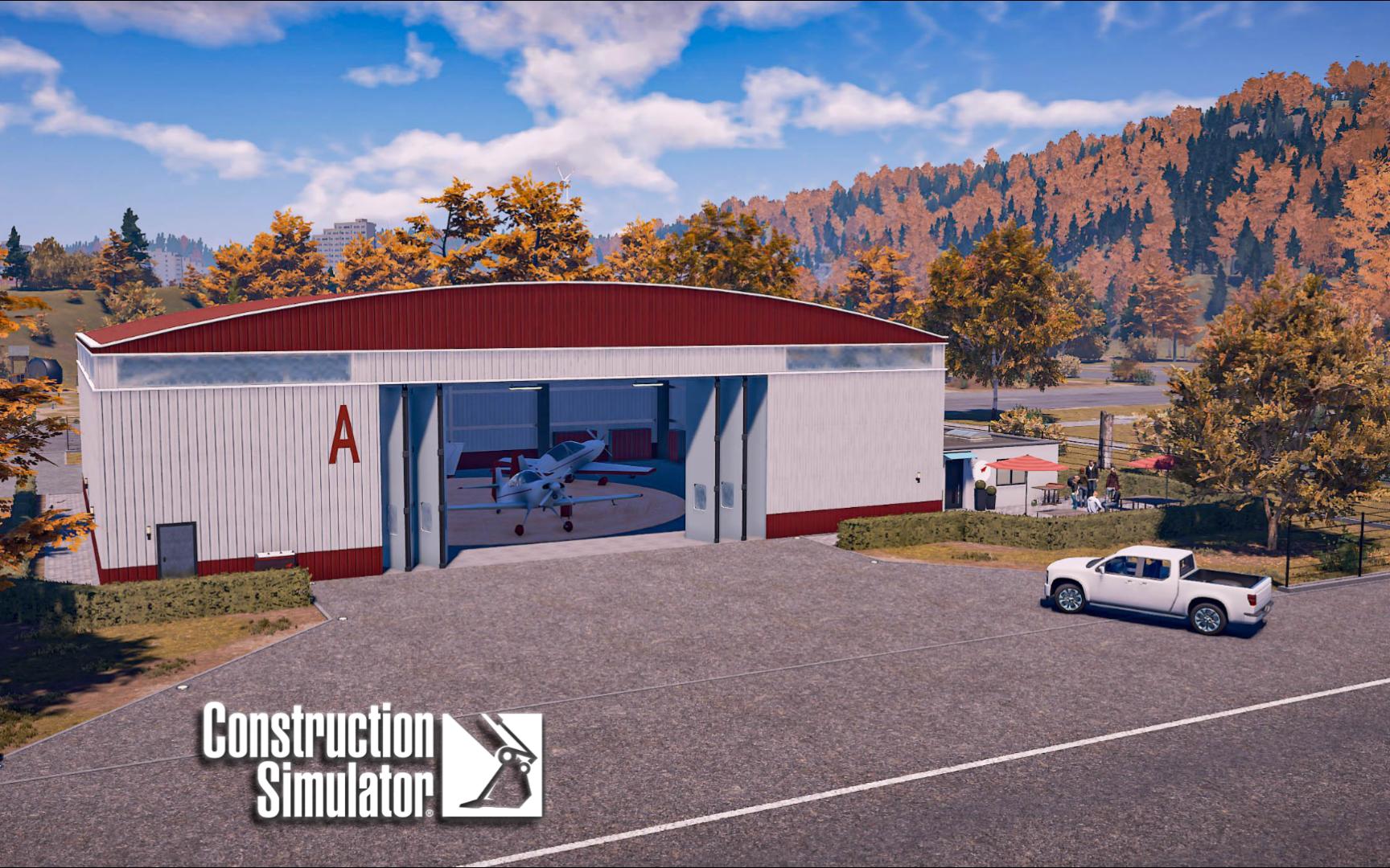 [图]《建筑模拟》加班加点把机库建设完成 | Construction Simulator