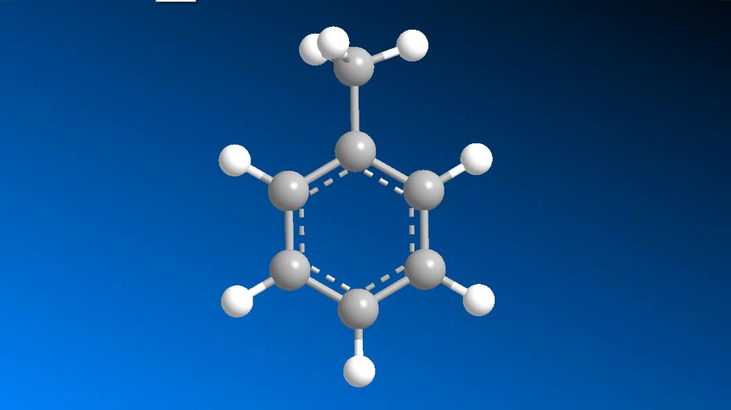 甲苯的空间结构_哔哩哔哩 (゜-゜)つロ 干杯~-bilibili