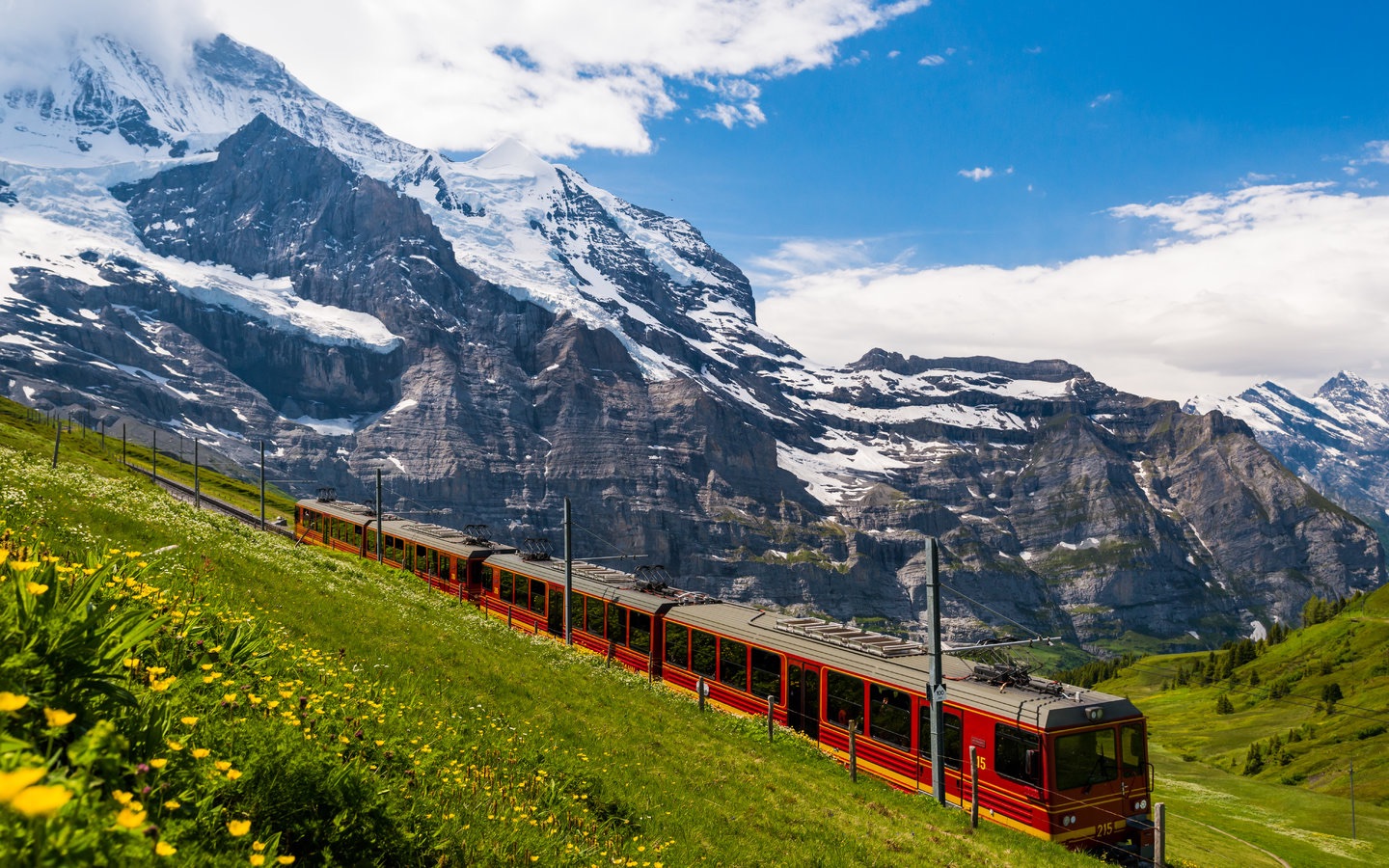 冬天的阿尔卑斯 4k