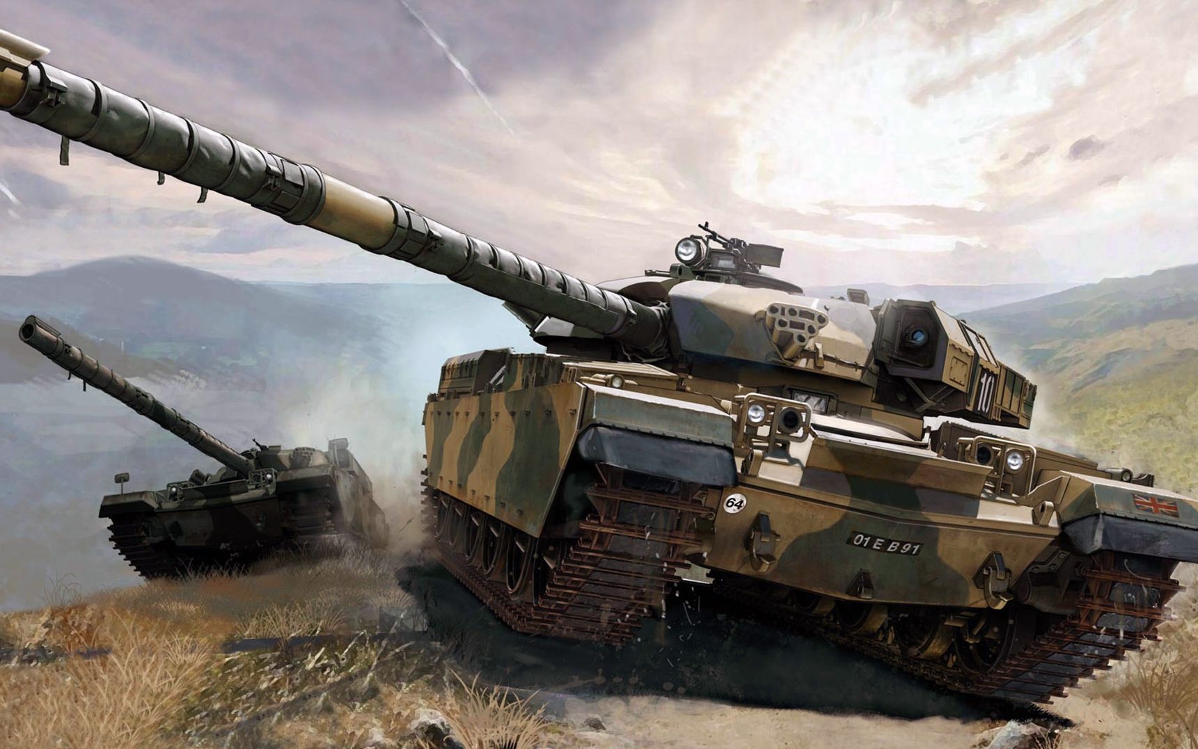 不列颠的重甲骑士酋长mk3坦克