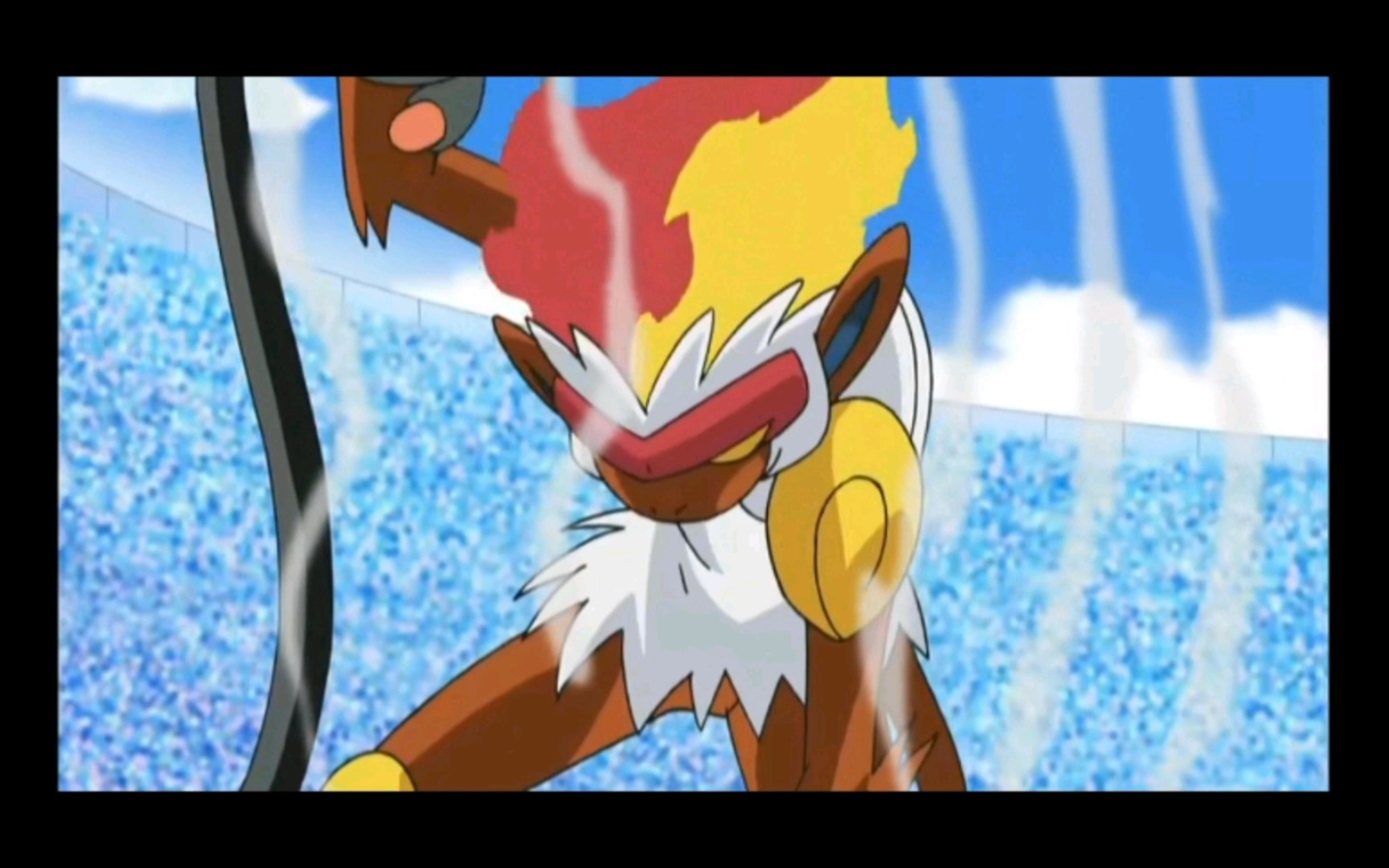 精灵宝可梦 小智应该是故意让烈焰猴被电击魔兽抓住承受雷电攻击啊