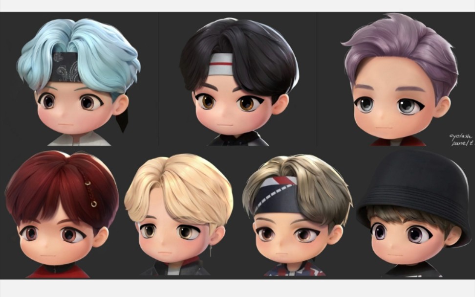 【防弹少年团】tiny tan 好可爱啊!萌