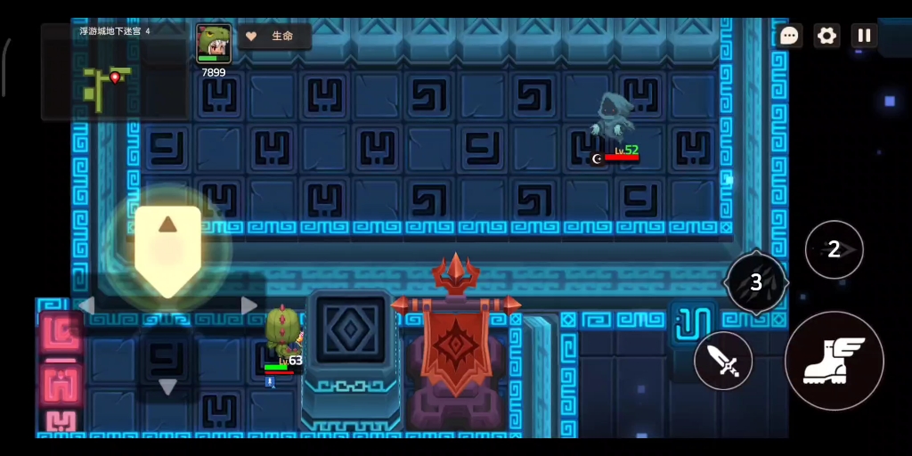 坎公骑冠剑-浮游城地下迷宫4(白嫖弓妙啊!