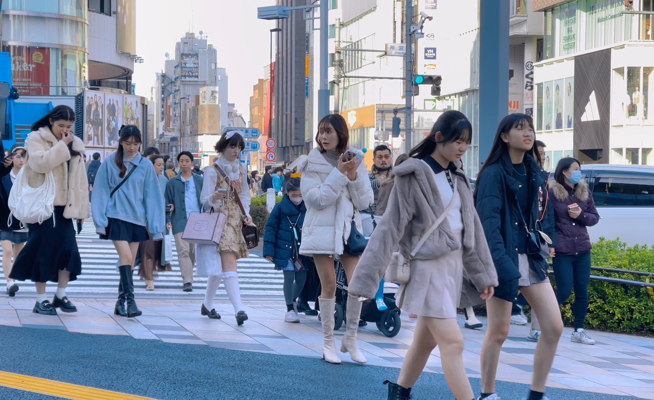 [4khdr]日本云旅游2024 | 3月15日漫步日本东京原宿,放松解压城市环境