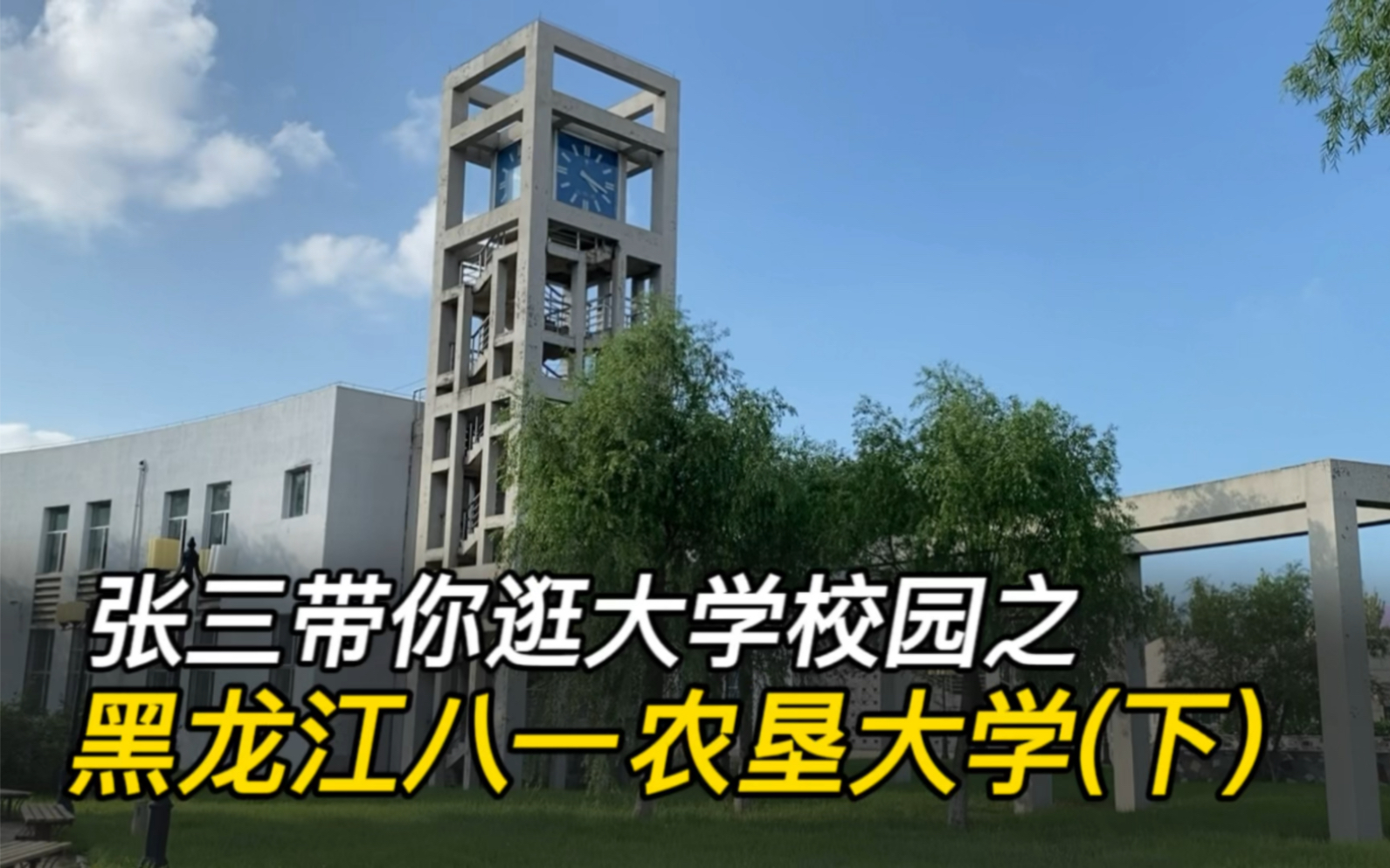 逛大学校园ⷧ쬵9集:黑龙江八一农垦大学(下)——宿舍、体育场、食堂哔哩哔哩bilibili