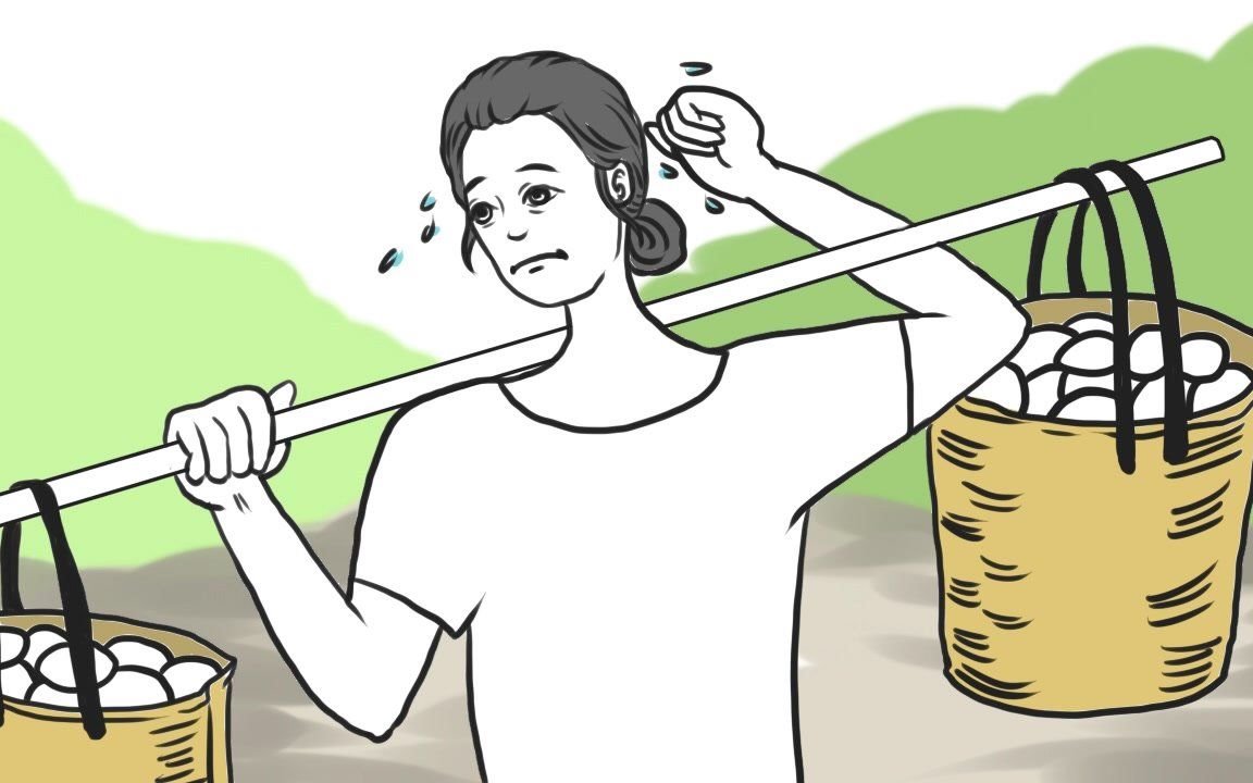 《扁担挑起人间爱》活动故事板