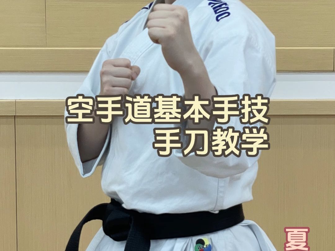 众健计划—空手道基本手技"手刀"跟我一起练起来