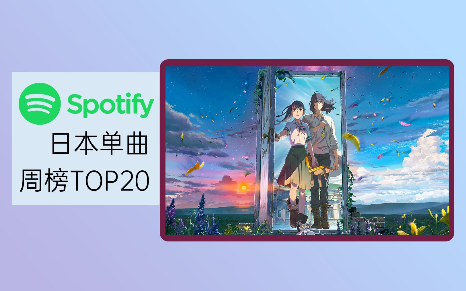 Spotify日本单曲周榜TOP20(2022.11.112022.11.17)哔哩哔哩bilibili