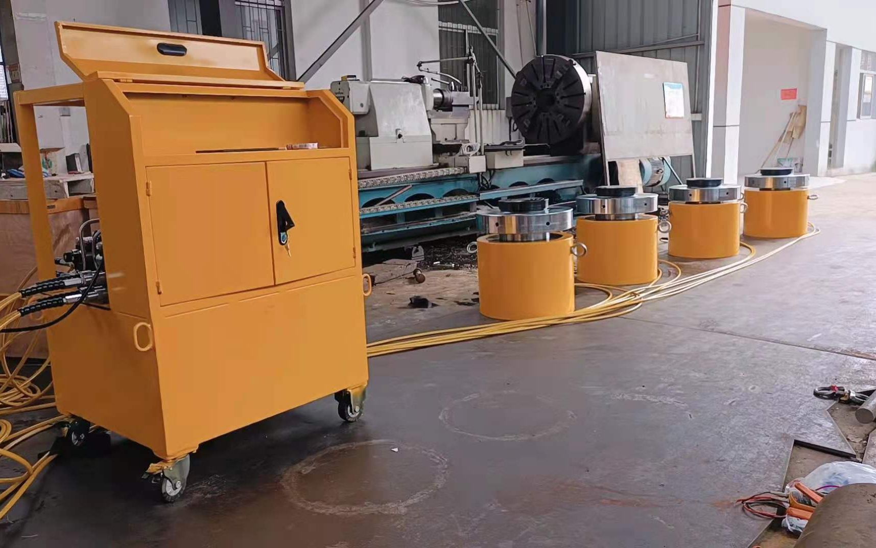 同步顶升系统一拖四-厂家生产索力机械