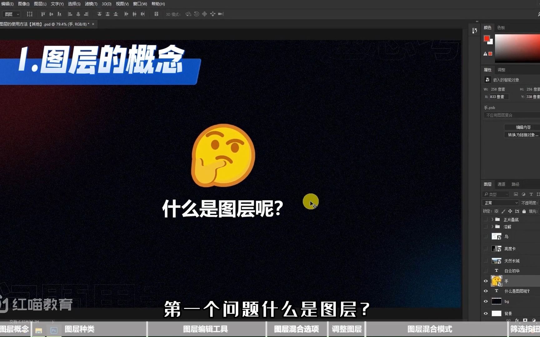 ps图层认识与基础操作,零基础小白必备哔哩哔哩bilibili