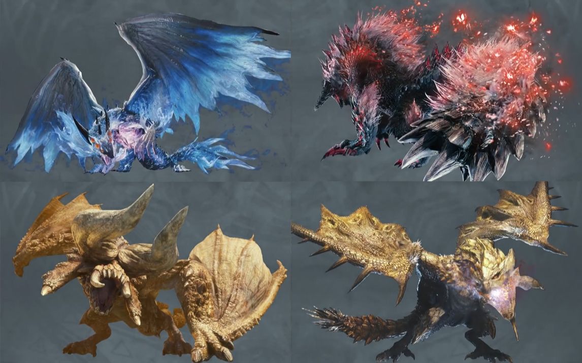 怪物猎人世界冰原怪物合集