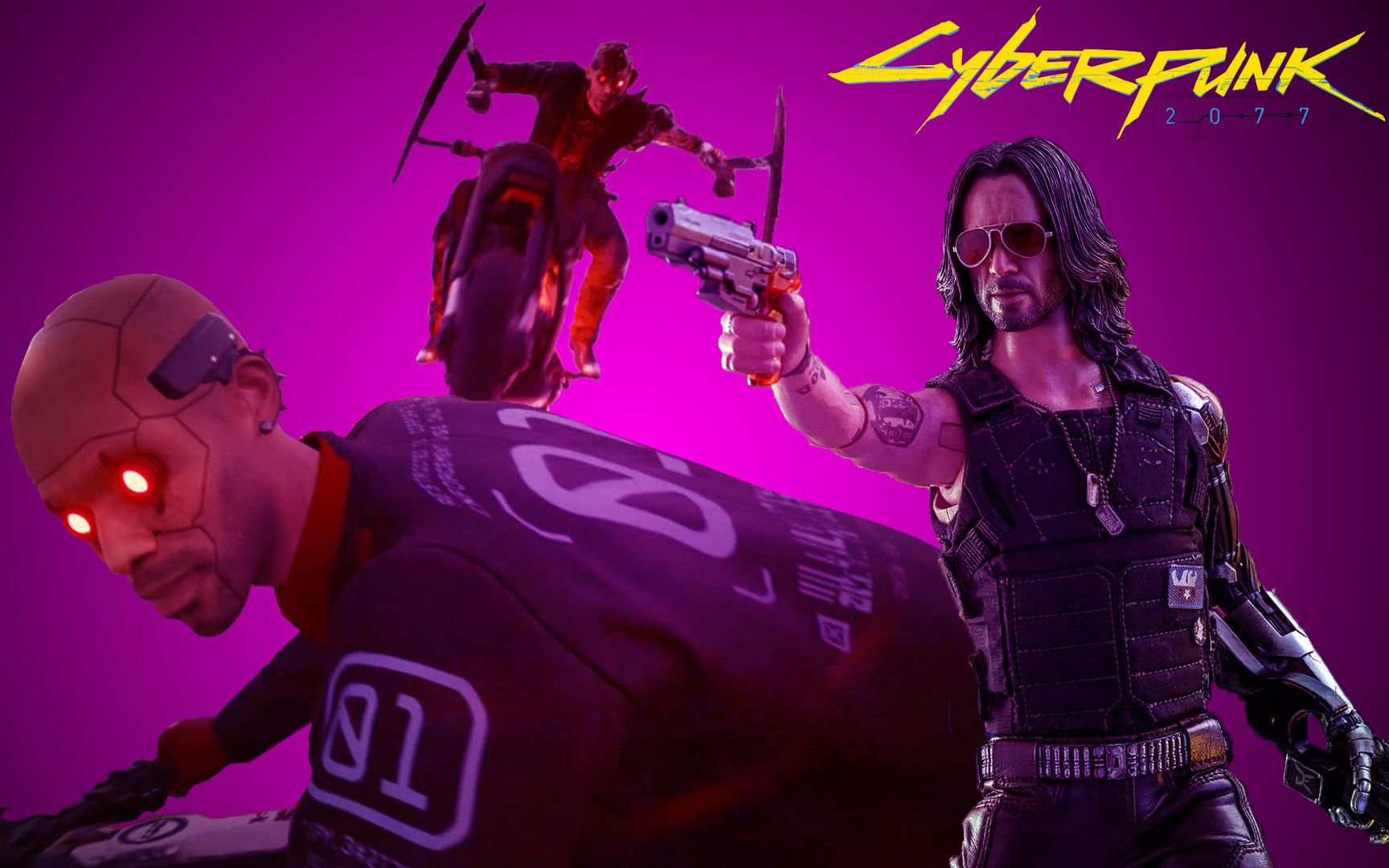 电驭叛客2077 《又名:赛博朋克2077》"强尼·银手与v"