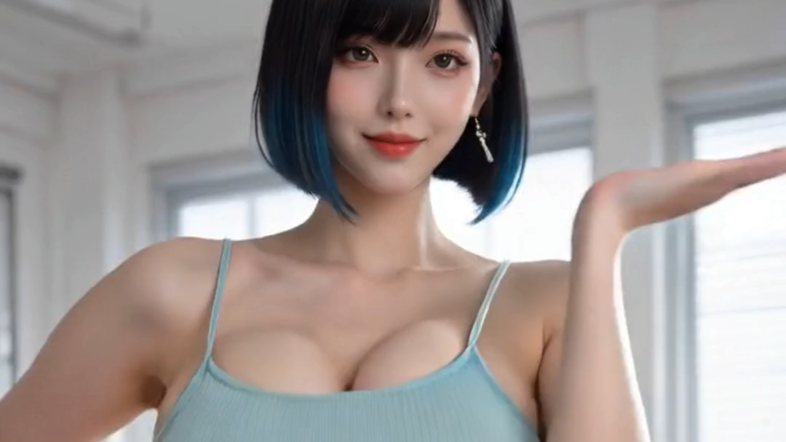 正常身材，办公室小清新