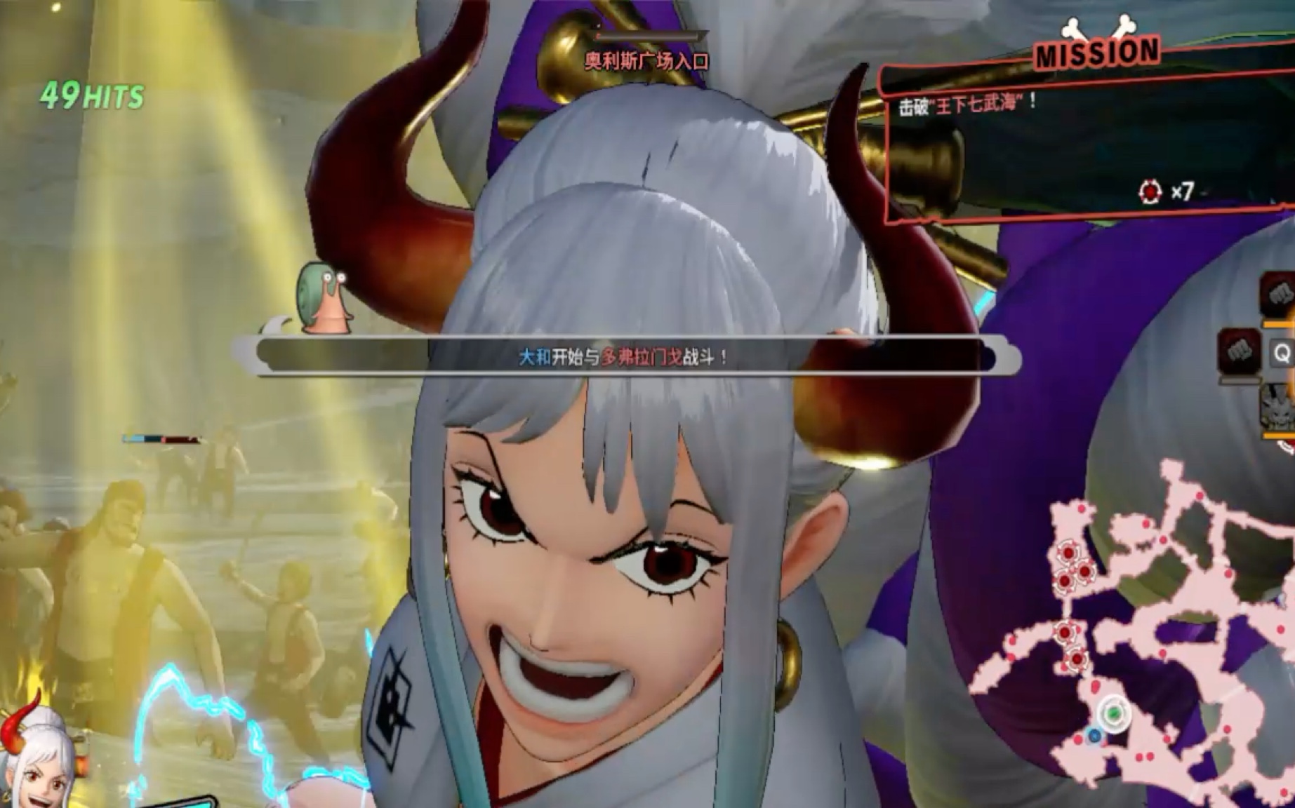 海贼无双4新角色大和,动物系幻兽种犬犬果实大口真神形态!