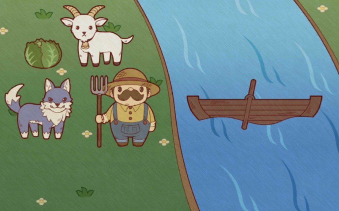 fgo白色情人节活动06,游戏Ⅲ-狼与山羊与卷心菜!画风突变