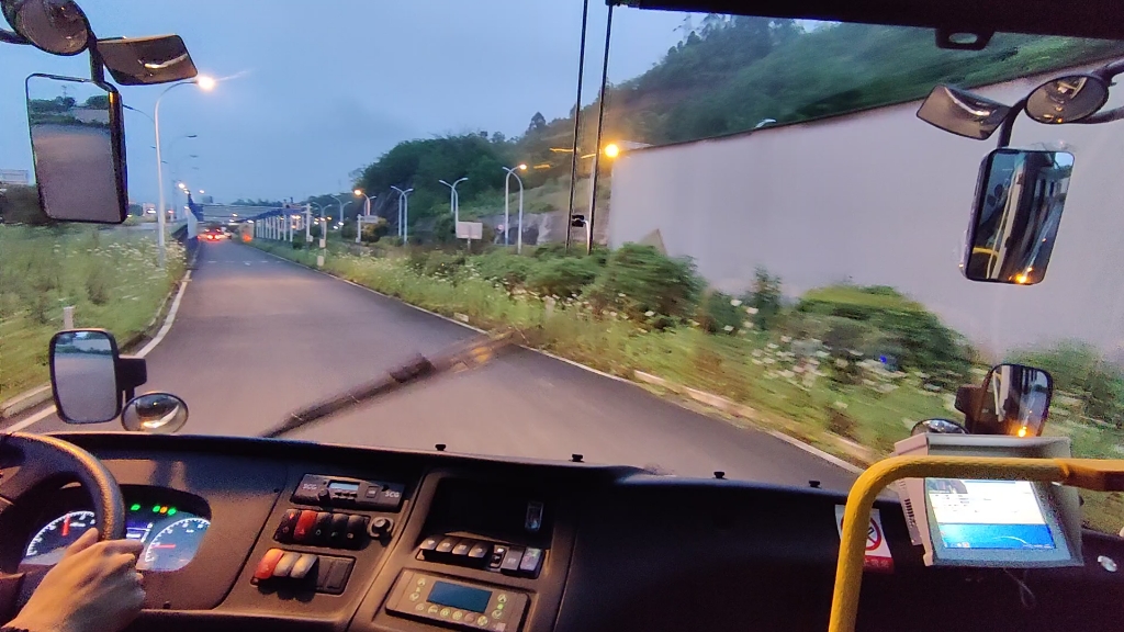 2023年4月西彭考场~大客车a1a3科目二合场参考