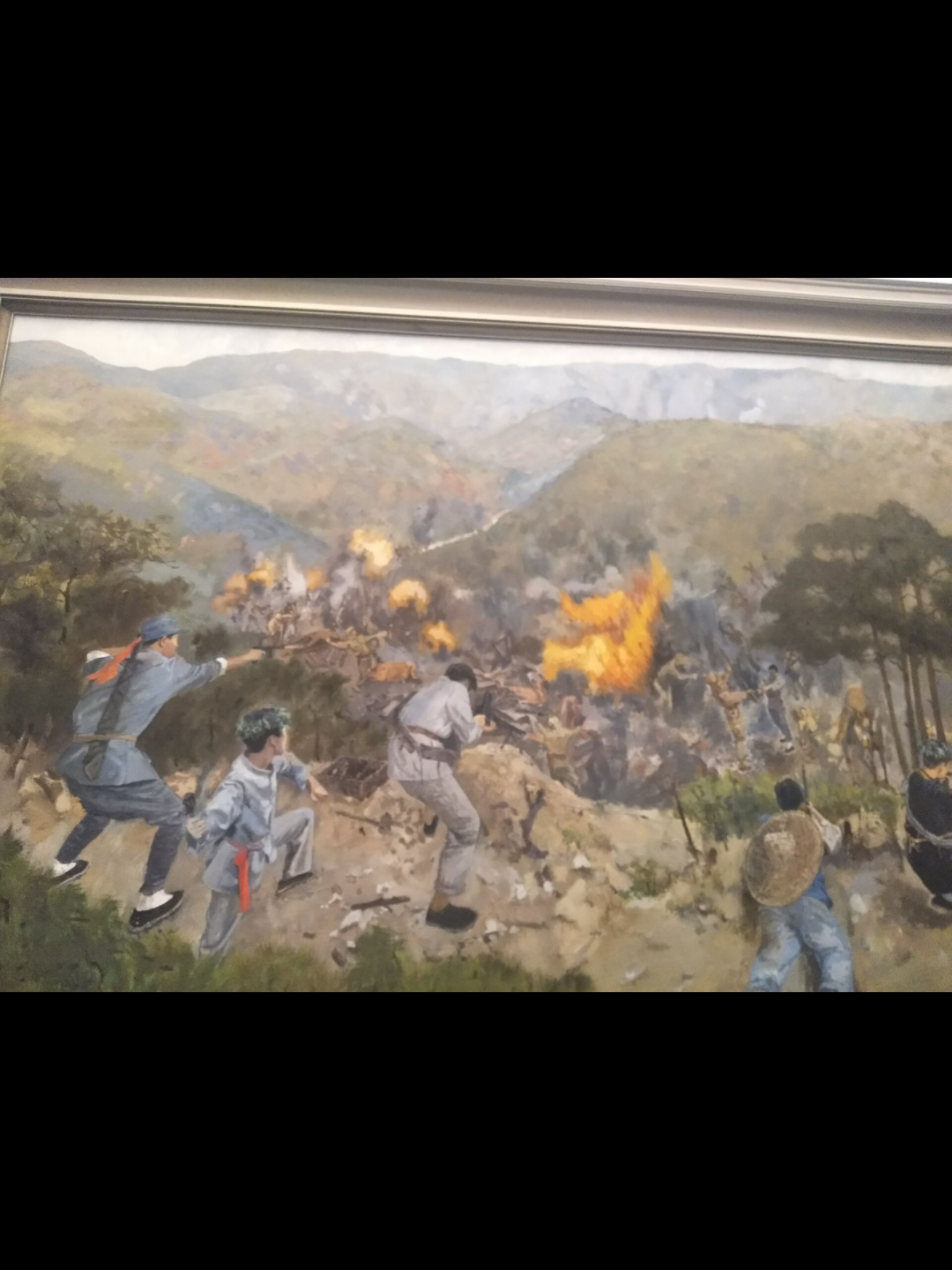 参观万家岭大捷纪念馆