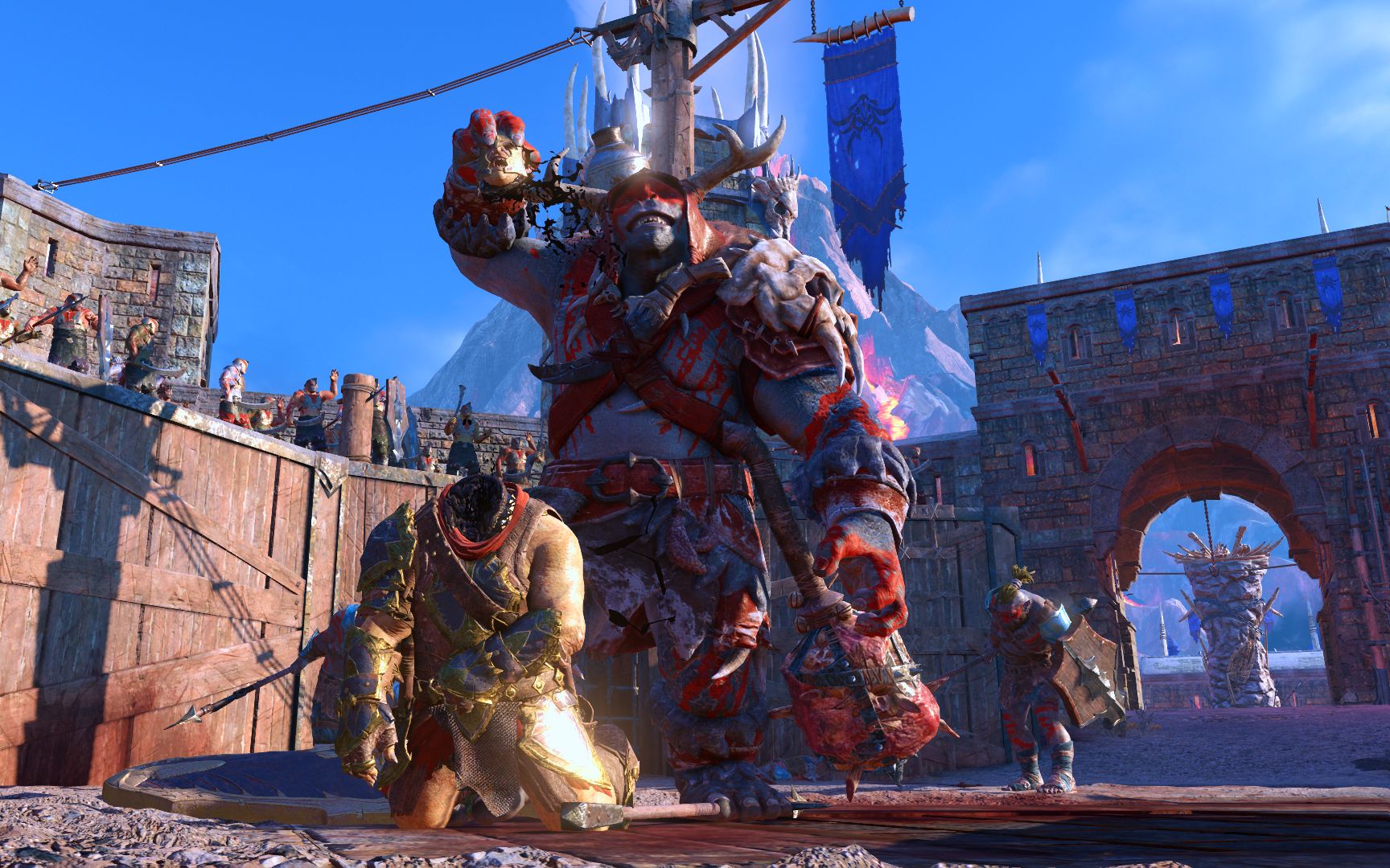 【中土世界:战争之影】魔多巨兽碾压建筑师,能否复活成为一只野蛮的