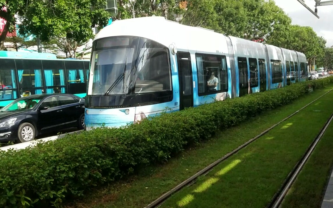 三亚有轨电车 t1支线 试乘随拍