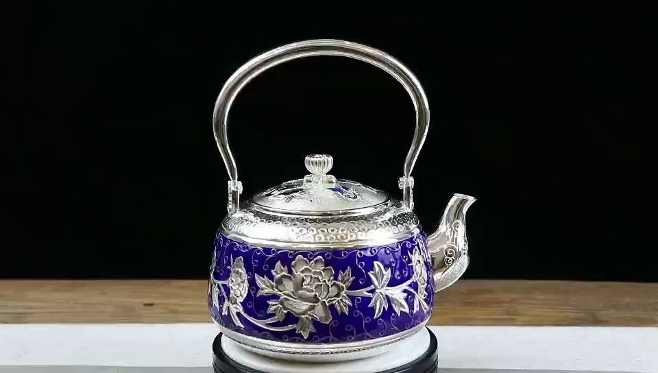 真功壶 景泰蓝银壶_哔哩哔哩 (゜-゜)つロ 干杯~-bilibili