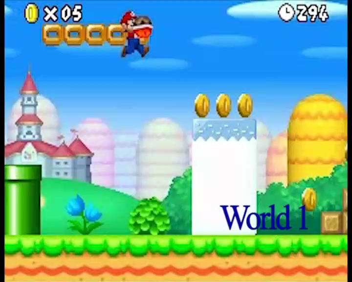 [图]【hack宣传片】New Super Mario Bros. Adventure world 1-4