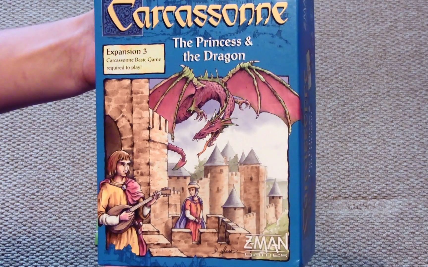 [图]《卡卡颂三扩：公主与龙》（2005）二人局流程 Carcassonne_ Expansion Three The Princess & the Dragon