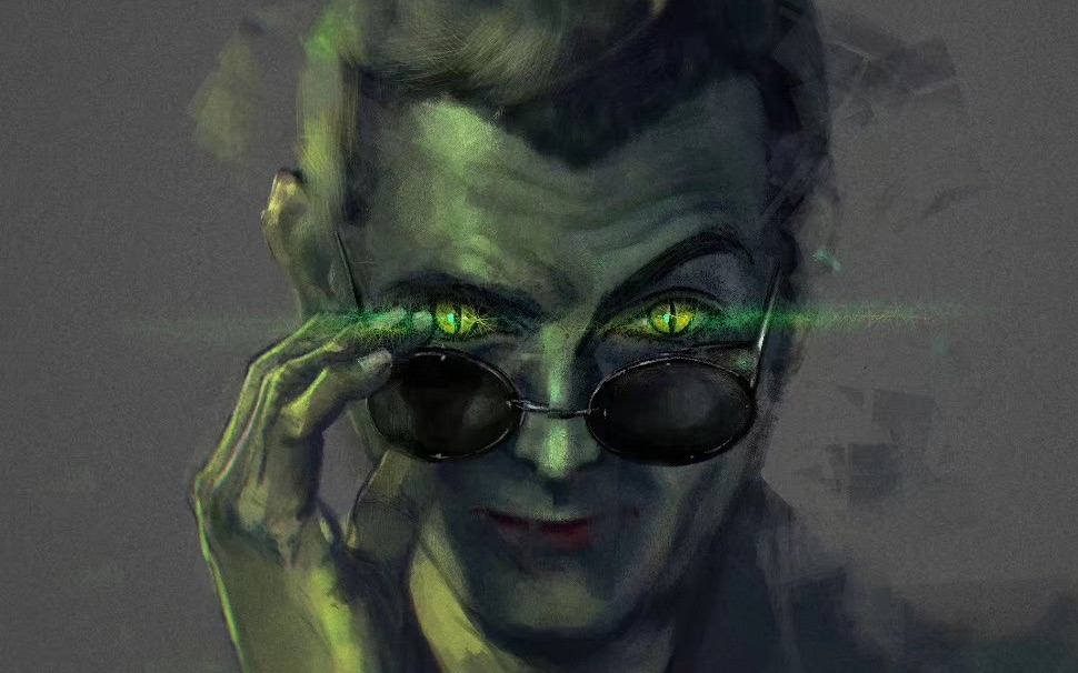 涩爷procreate恶魔克劳利的眼睛socharming