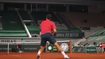 Descargar video: 【网球】费德勒比赛底线背后视角与慢动作 | Roger Federer vs. Dominik Koepfer COURT LEVEL View Points