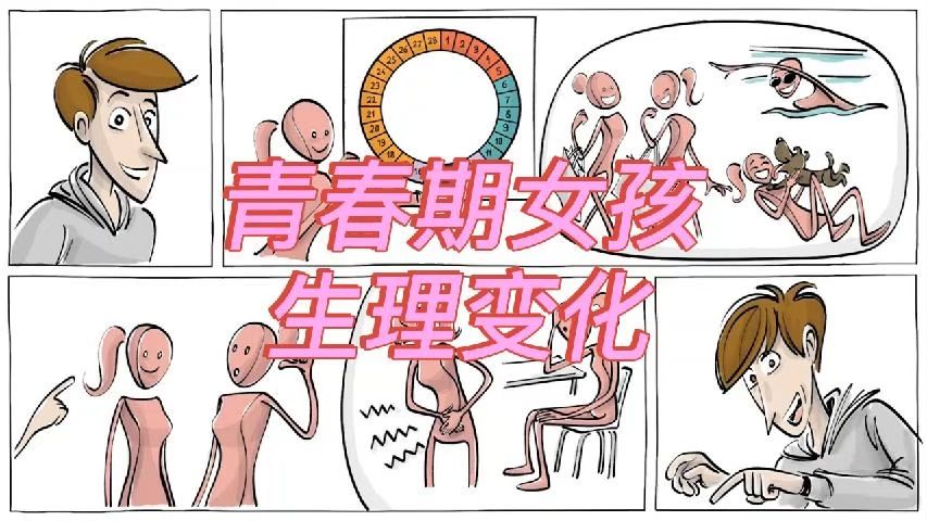 女孩青春期生理表现图片